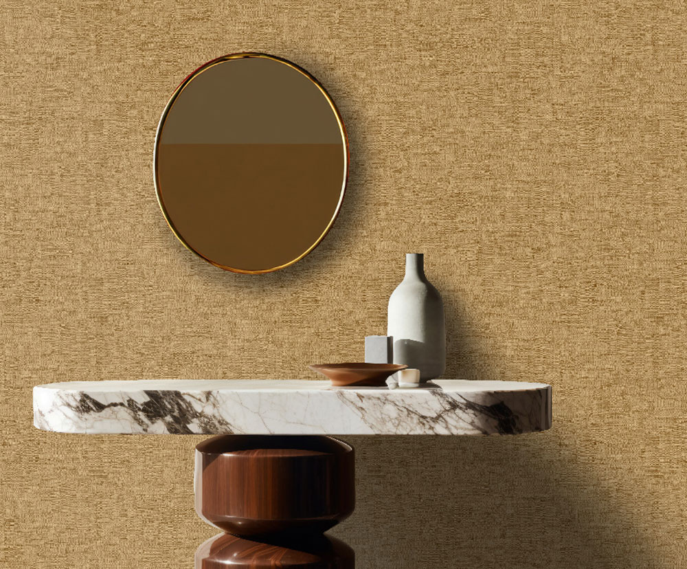 Luxusní vliesová tapeta na zeď, hnědá, imitace hrubé látky, Z81045, Philipp Plein 2, Zambaiti Parati