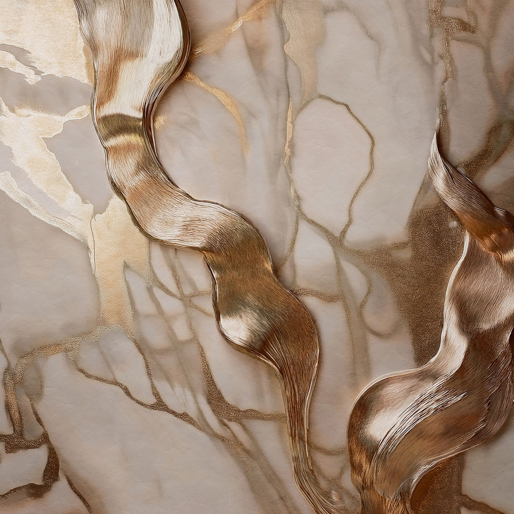 Vliesová obrazová tapeta na zeď, hnědá, béžová, mramor, Z81070, 3x3m, Philipp Plein 2, Zambaiti Parati