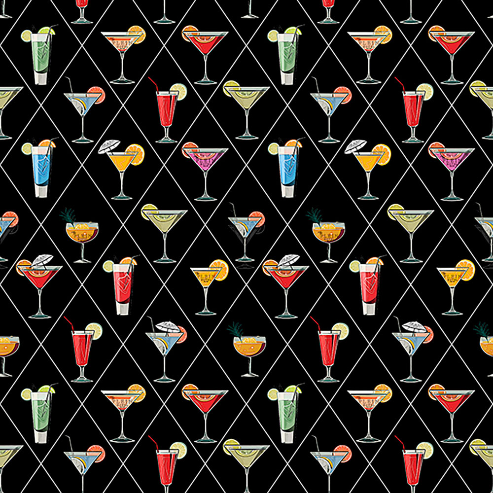 Vliesová obrazová tapeta na zeď, bílá, modrá, drinky, Z81080, Philipp Plein 2, Zambaiti Parati