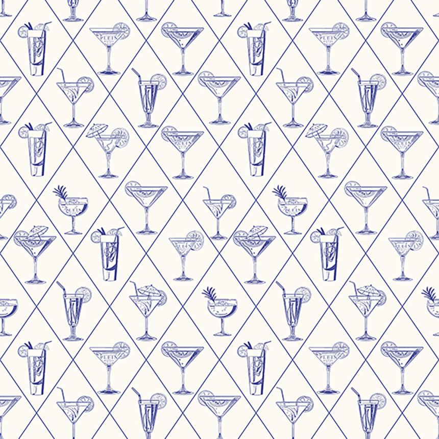 Vliesová obrazová tapeta na zeď, bílá, červená, drinky, Z81081, 3x1m, Philipp Plein 2, Zambaiti Parati