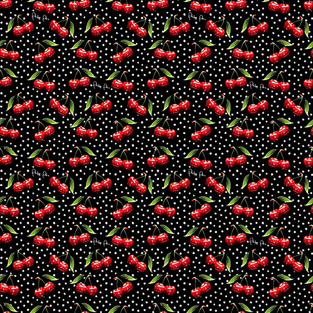 Vliesová obrazová tapeta na zeď, černá, červená, třešně, Z81082, Philipp Plein 2, Zambaiti Parati