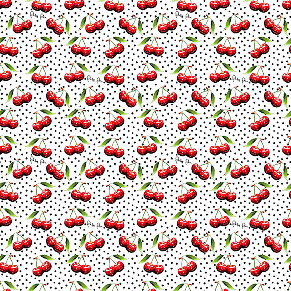 Vliesová obrazová tapeta na zeď, bílá, červená, třešně, Z81083, Philipp Plein 2, Zambaiti Parati