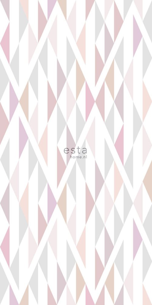 Geometrická vliesová obrazová tapeta 158903, 1,395 x 2,79 m, Scandi cool, Esta