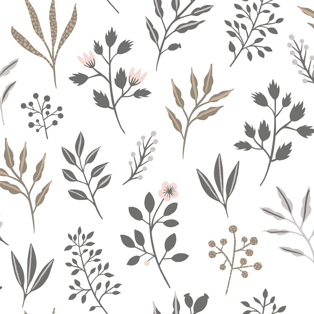 Vliesová tapeta s větvičkami, 139081, Scandi cool, Esta