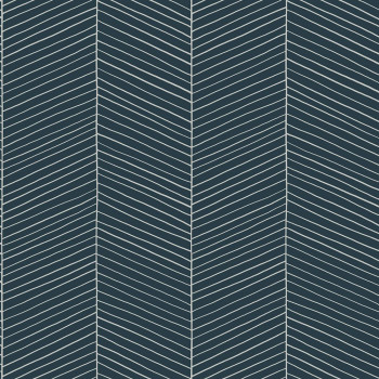 Modrá vliesová tapeta na zeď 139109, Geometrický vzor, Scandi cool, Esta