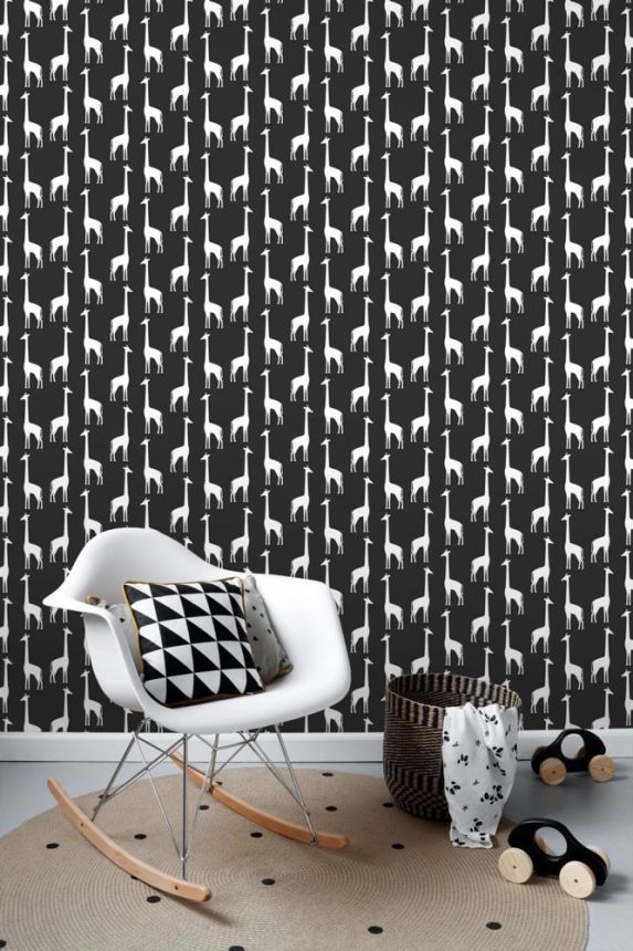 Dětská vliesová tapeta 139062, Žirafy, Let's play, Esta