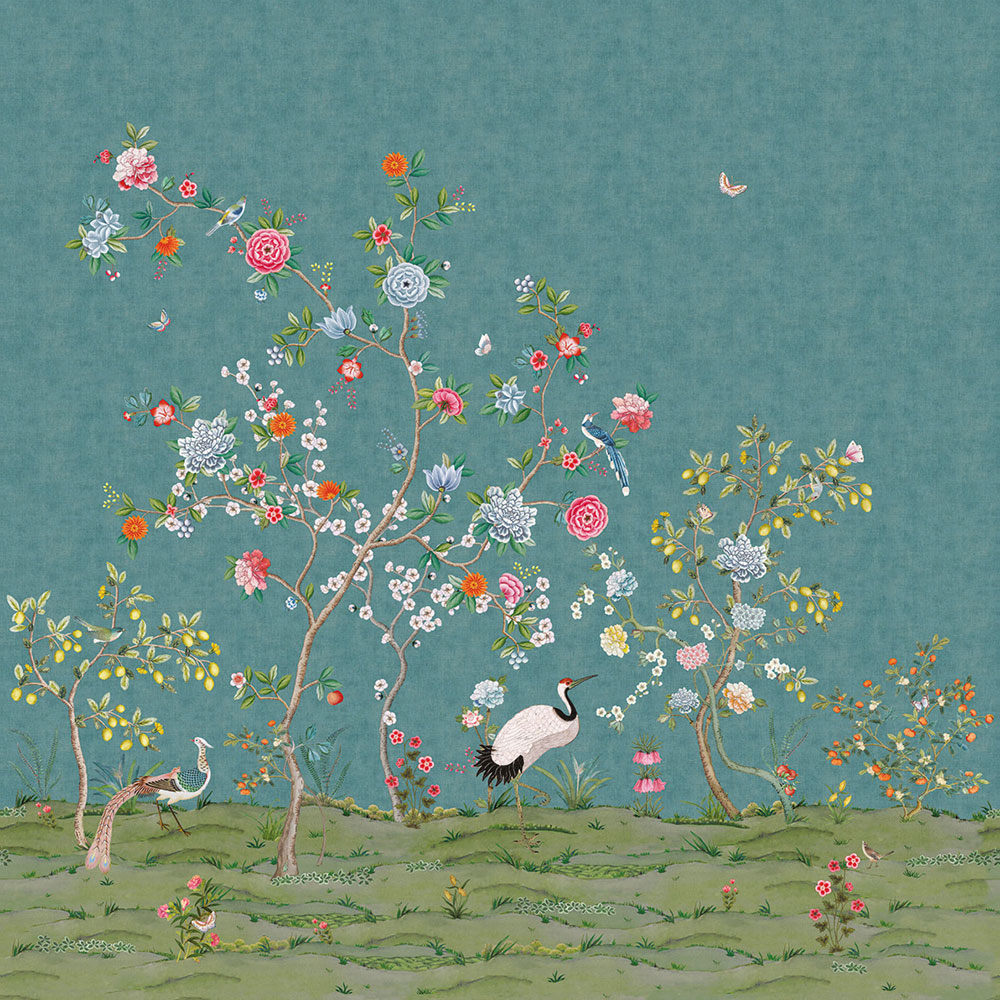 Vliesová květinová obrazová tapeta 309134, 279x280cm, Wallpower Favorites, Eijffinger