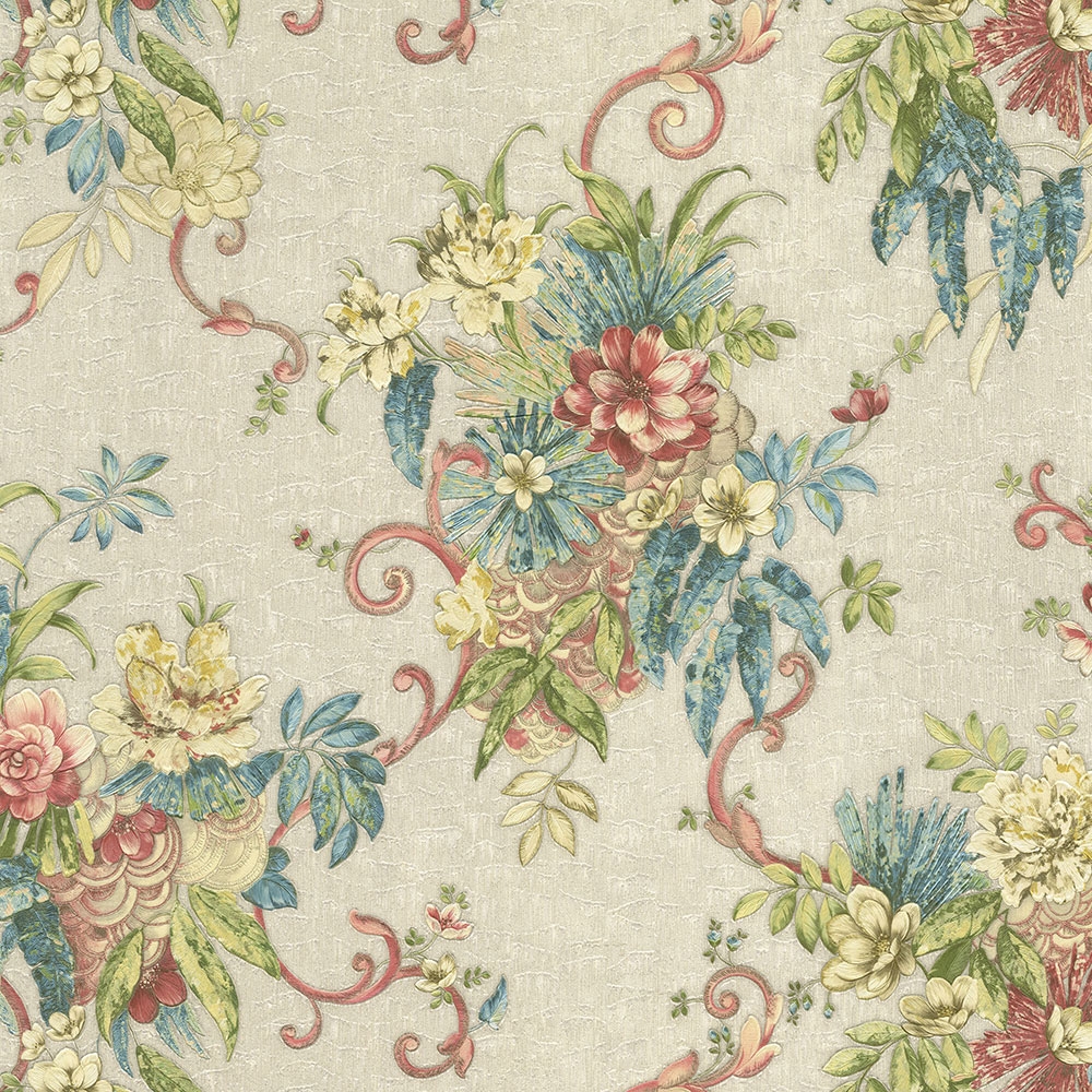 Vliesová tapeta s vinylovým povrchem, Květinový vzor 82875, Amore, Emiliana Parati