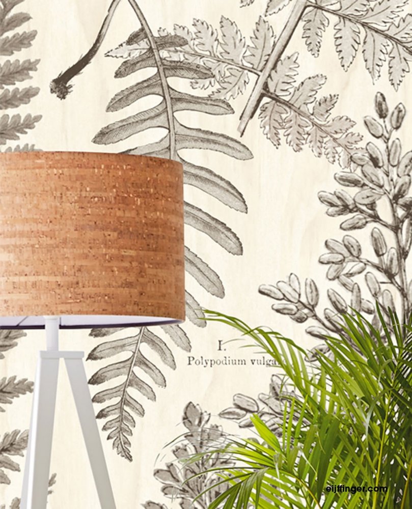Obrazová tapeta vliesová Listy kapradin 366105, 309018, 232,5x280cm, Wallpower Favorites, Eijffinger