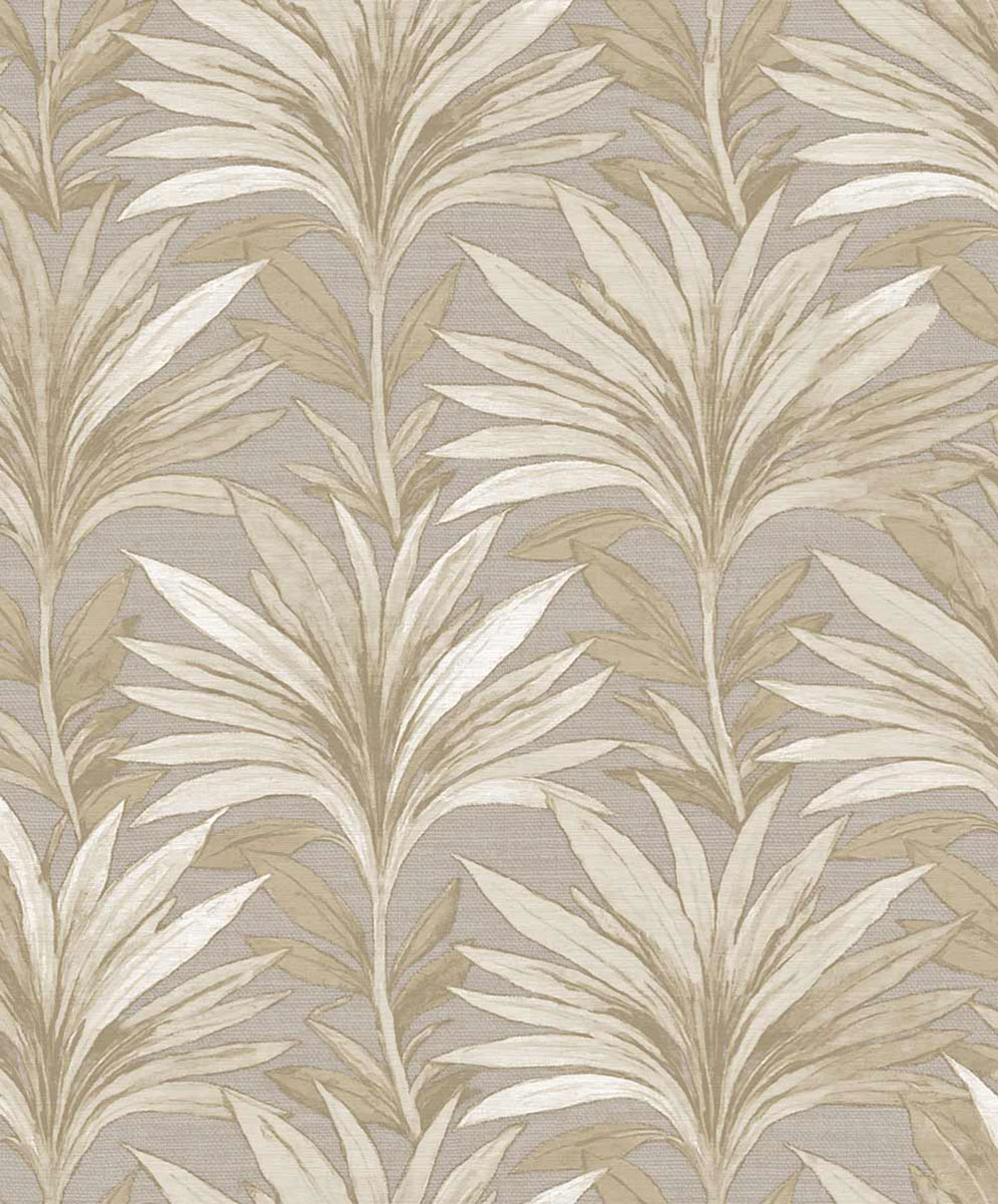 Vliesová tapeta na zeď, šedá, béžová, listy, 5810, Jaipur, Parato by Cristiana Masi