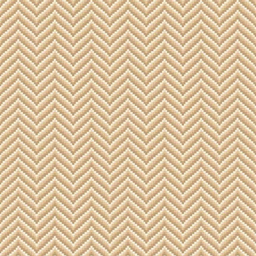 Geometrická vliesová tapeta na zeď, hnědá, béžová, 7773, Agora, Parato by Cristiana Masi