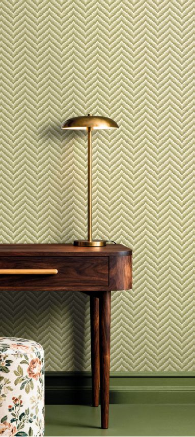 Geometrická vliesová tapeta na zeď, zelená, 7775, Agora, Parato by Cristiana Masi