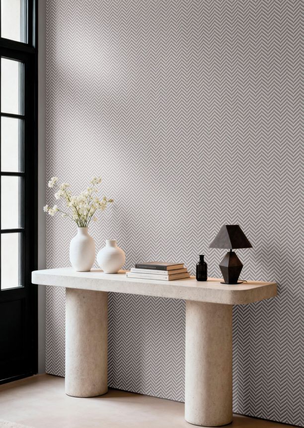 Geometrická vliesová tapeta na zeď, šedá, 7778, Agora, Parato by Cristiana Masi