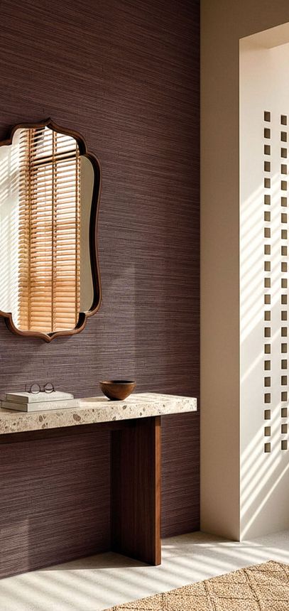 Vliesová tapeta na zeď, hnědá, béžová, imitace látky, 5884, Jaipur, Parato by Cristiana Masi