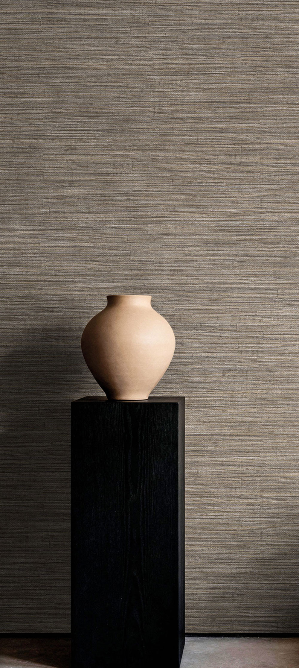 Vliesová tapeta na zeď, hnědá, šedá, imitace látky, 5889, Jaipur, Parato by Cristiana Masi