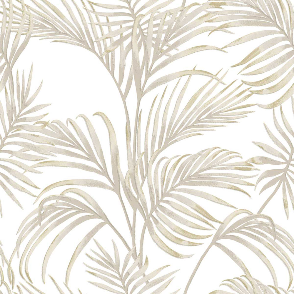 Luxusní bílá vliesová tapeta s palmovými listy, 7730, Agora, Parato by Cristiana Masi