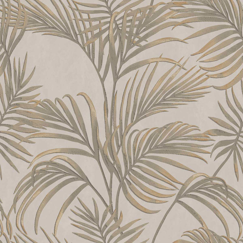 Luxusní šedá vliesová tapeta s palmovými listy, 7733, Agora, Parato by Cristiana Masi