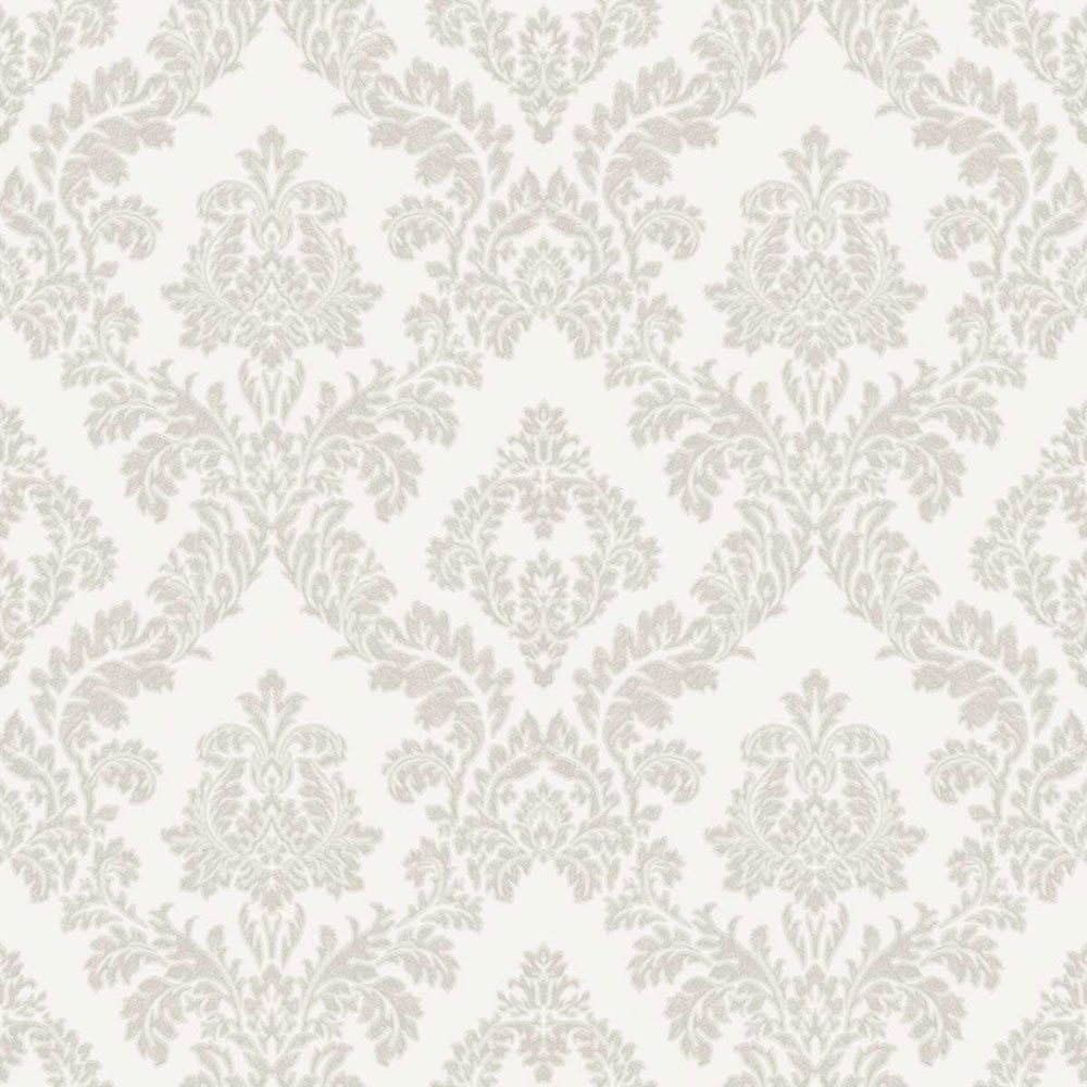 Vliesová tapeta na zeď, stříbrno-bílá, zámecký vzor, 7741, Agora, Parato by Cristiana Masi