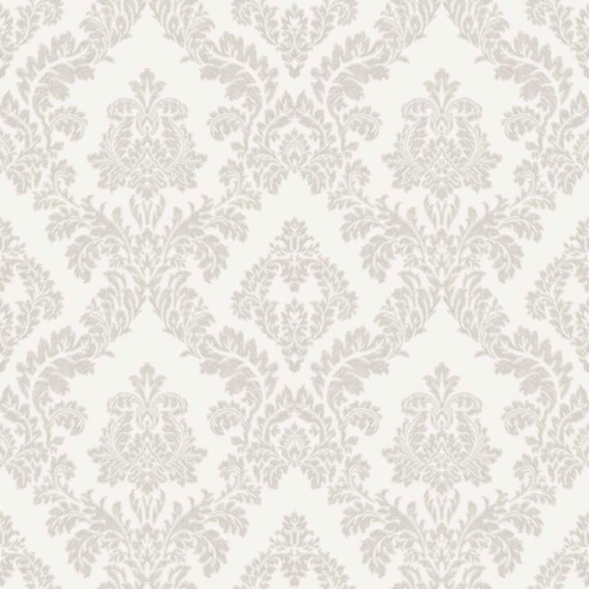 Vliesová tapeta na zeď, stříbrno-bílá, zámecký vzor, 7741, Agora, Parato by Cristiana Masi