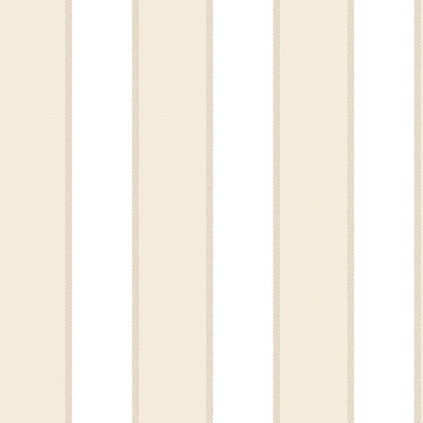 Vliesová tapeta na zeď, béžovo-krémová, pruhy, 7752, Agora, Parato by Cristiana Masi