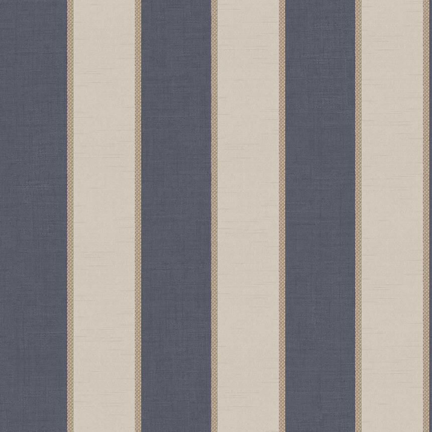 Vliesová tapeta na zeď, modro-béžová, pruhy, 7757, Agora, Parato by Cristiana Masi