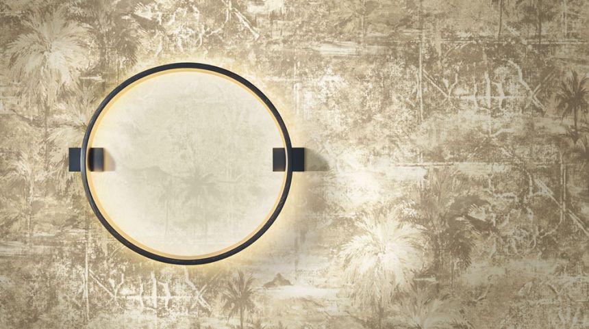 Vliesová tapeta na zeď, hnědá, palmy, 74004, Armonia, Emiliana Parati