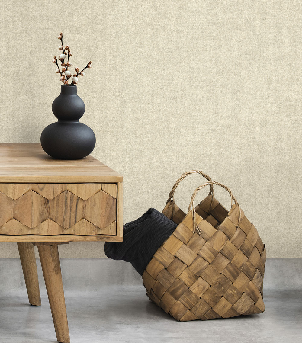 Vliesová tapeta na zeď, odstíny béžové a šedé, imitace tkaniny, BM31034, Blumarine, Emiliana Parati 