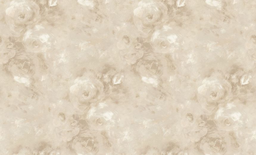 Vliesová tapeta na zeď, hnědobéžová, květiny, BM31042, Blumarine, Emiliana Parati 