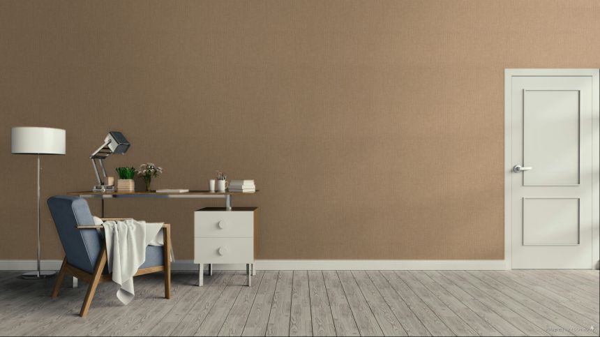 Vliesová tapeta na zeď, imitace rohože, hnědá, béžová, IM28001, Imani, Decoprint
