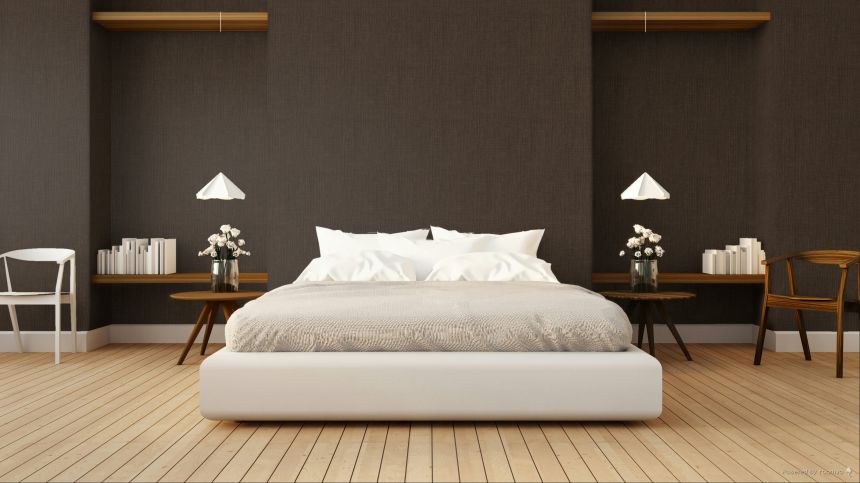 Vliesová tapeta na zeď, imitace rohože, hnědá, IM28006 Imani Decoprint