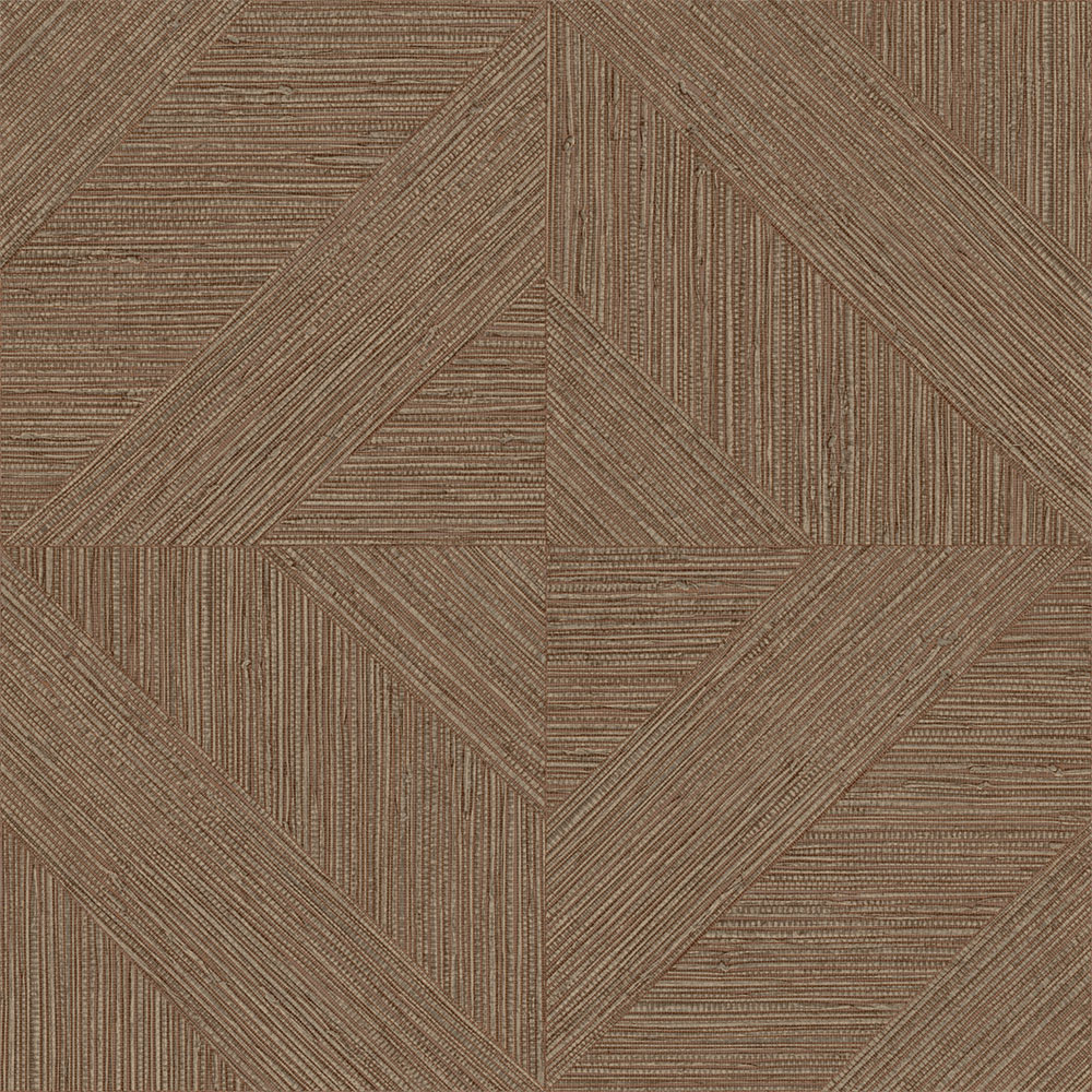 Vliesová tapeta na zeď, parketový vzor, textura rohože, hnědá, IM28010, Imani, Decoprint
