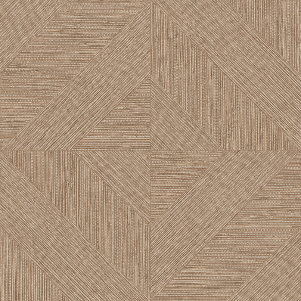 Vliesová tapeta na zeď, parketový vzor, textura rohože, hnědá, béžová, IM28015, Imani, Decoprint