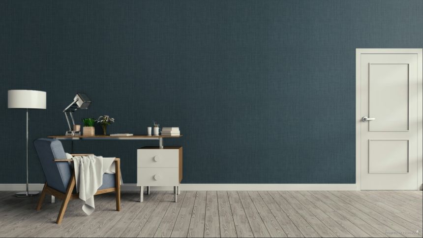 Vliesová tapeta na zeď, imitace látky, modrá, IM28028, Imani, Decoprint