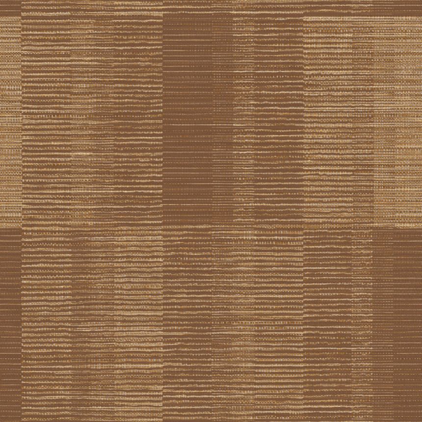 Geometrická vliesová tapeta na zeď, oranžová, hnědá, IM28031, Imani, Decoprint