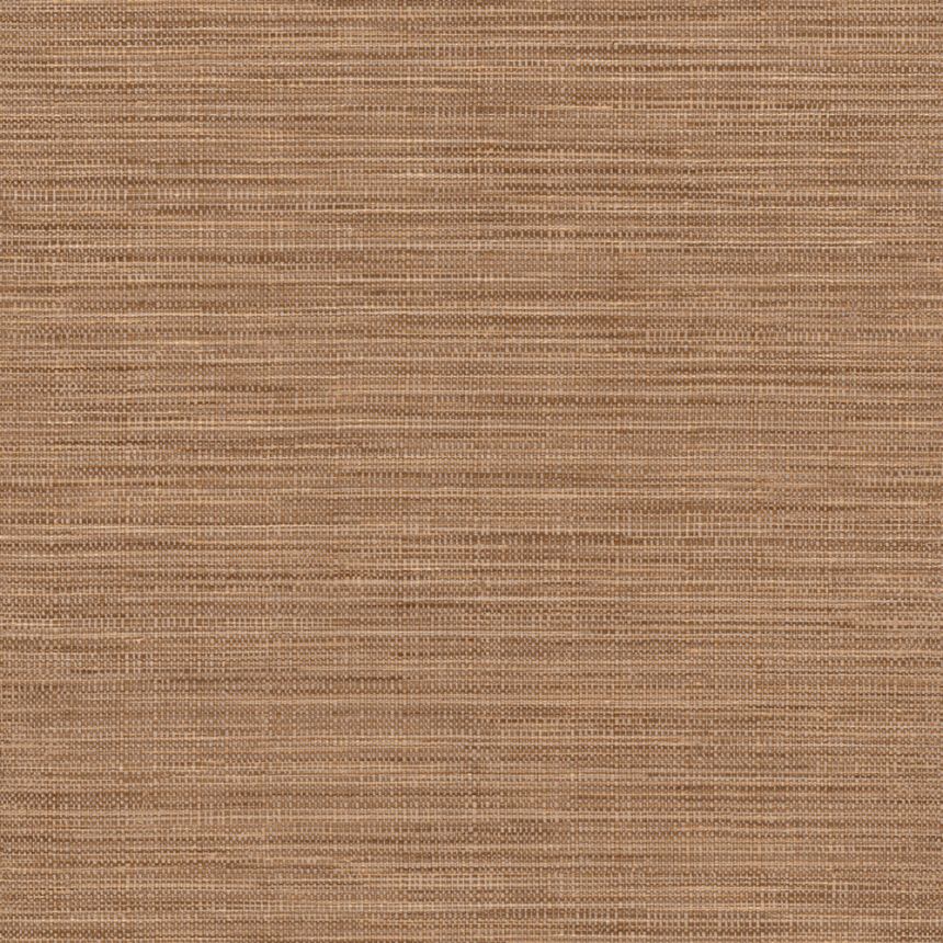 Vliesová tapeta na zeď, imitace látky, oranžová, hnědá, IM28043, Imani, Decoprint