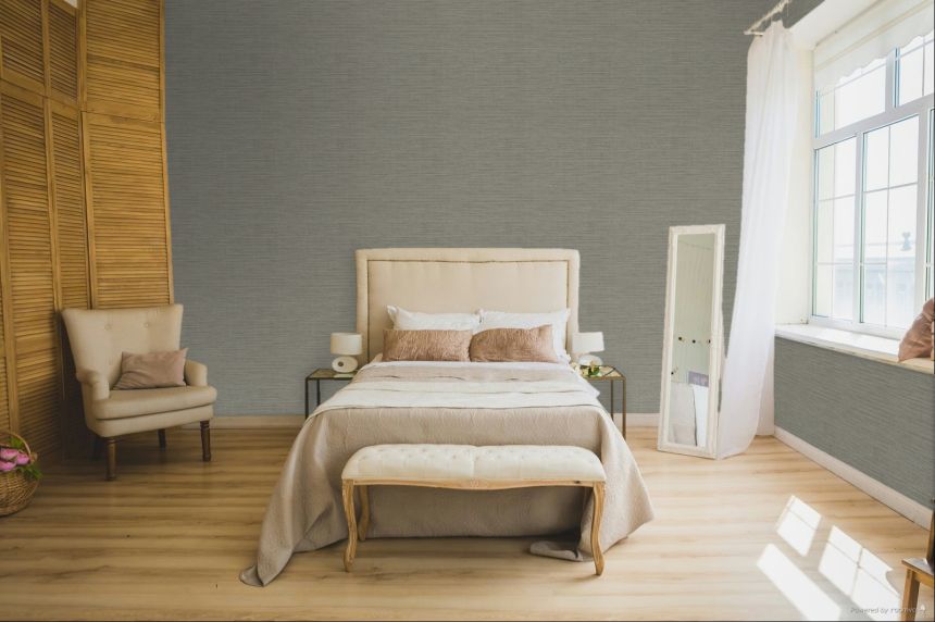 Vliesová tapeta na zeď, imitace látky, šedá, hnědá, IM28046, Imani, Decoprint