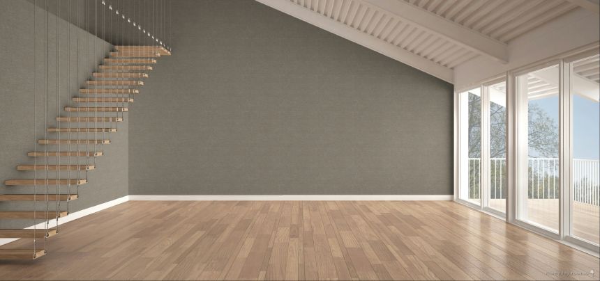 Vliesová tapeta na zeď, hnědá, šedá, imitace látky, TN29005, Terra Nova, Decoprint