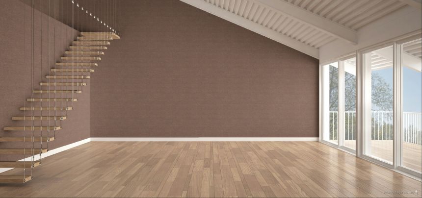 Vliesová tapeta na zeď, červená, hnědá, imitace látky, TN29009, Terra Nova, Decoprint