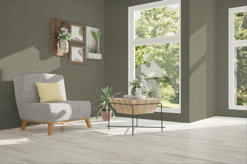 Vliesová tapeta na zeď, zelená, hnědá, imitace látky, TN29010, Terra Nova, Decoprint