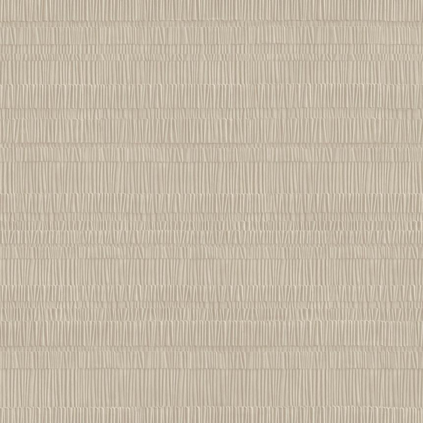 Vliesová tapeta na zeď, hnědá, béžová, imitace krepové látky, TN29031, Terra Nova, Decoprint