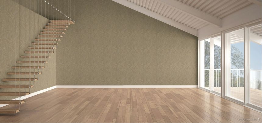 Vliesová tapeta na zeď, světle hnědá, vlnky, TN29071, Terra Nova, Decoprint