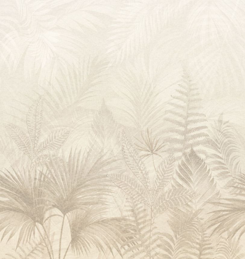 Vliesová obrazová tapeta na zeď, růžová, šedá, kapradiny, TND29095, Terra Nova, Decoprint