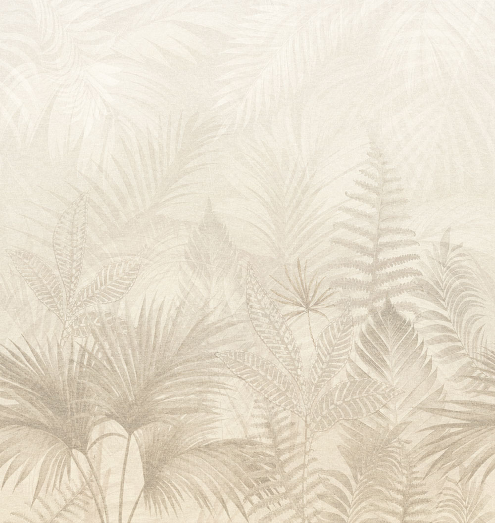 Vliesová obrazová tapeta na zeď, růžová, šedá, kapradiny, TND29095, Terra Nova, Decoprint