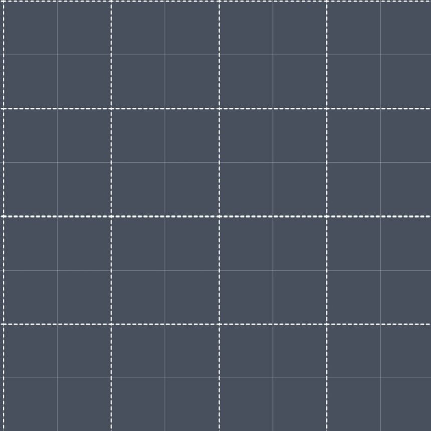 Vliesová tapeta na zeď, tmavě modrá, bílá, káro, 4480, Momi, Parato by Cristiana Masi