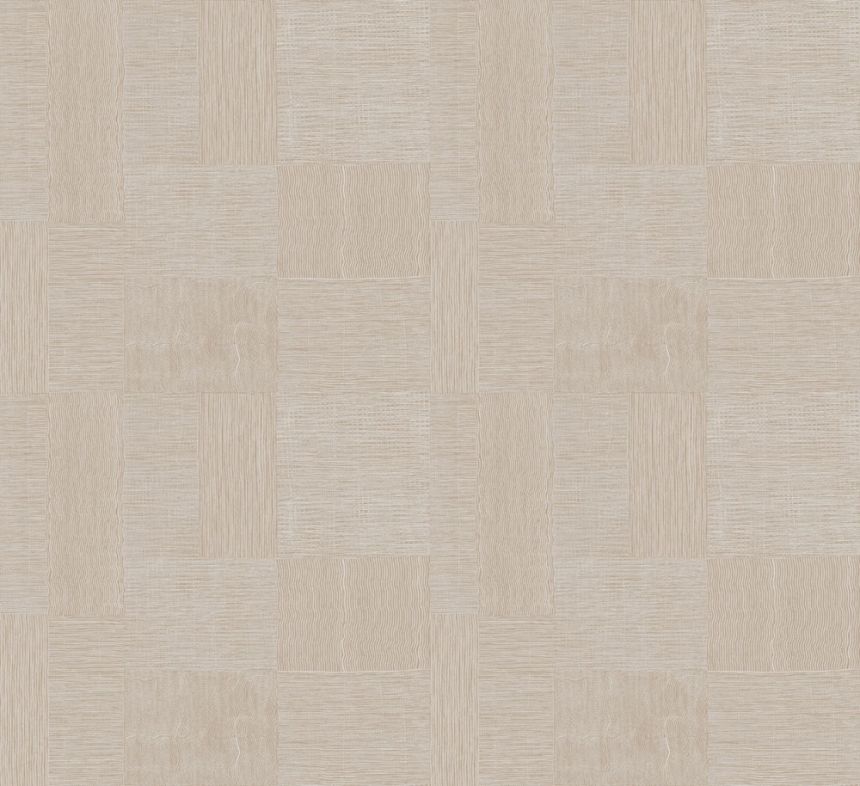 Vliesová tapeta na zeď, béžová, bílá, obrazce, TRA202, Traces, Masureel