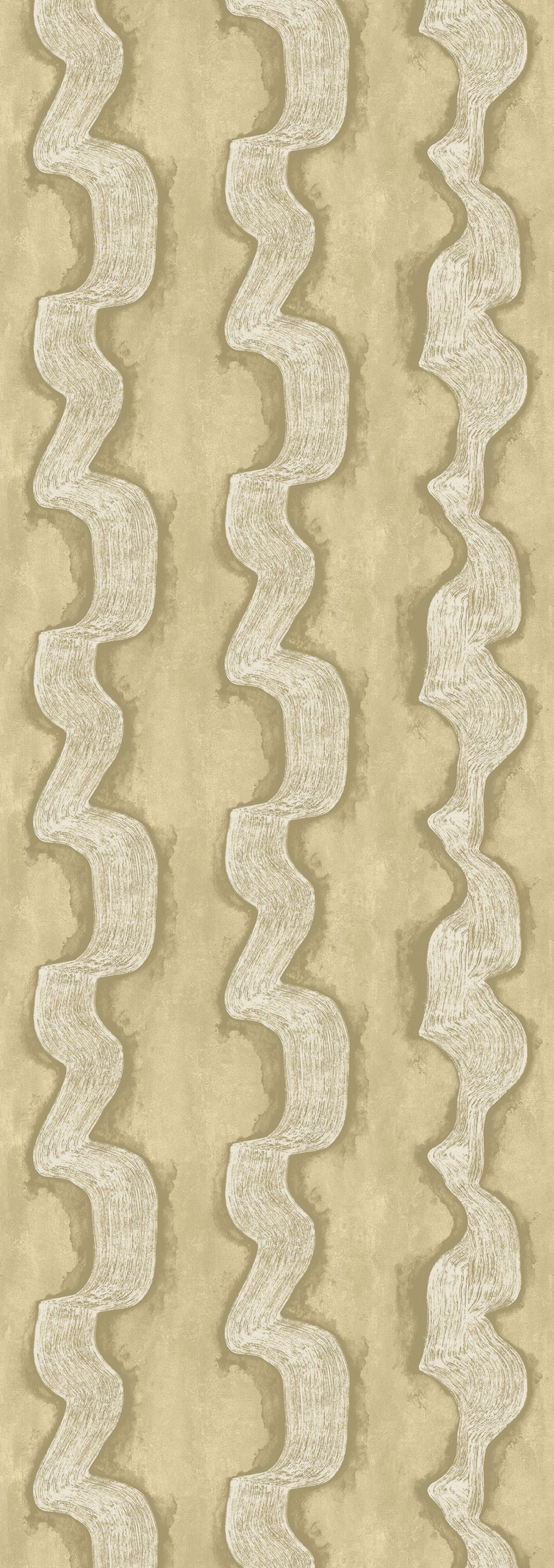 Vliesová obrazová tapeta na zeď, zlatá, béžová, vlnky, DGTRA303-260, Traces, Masureel