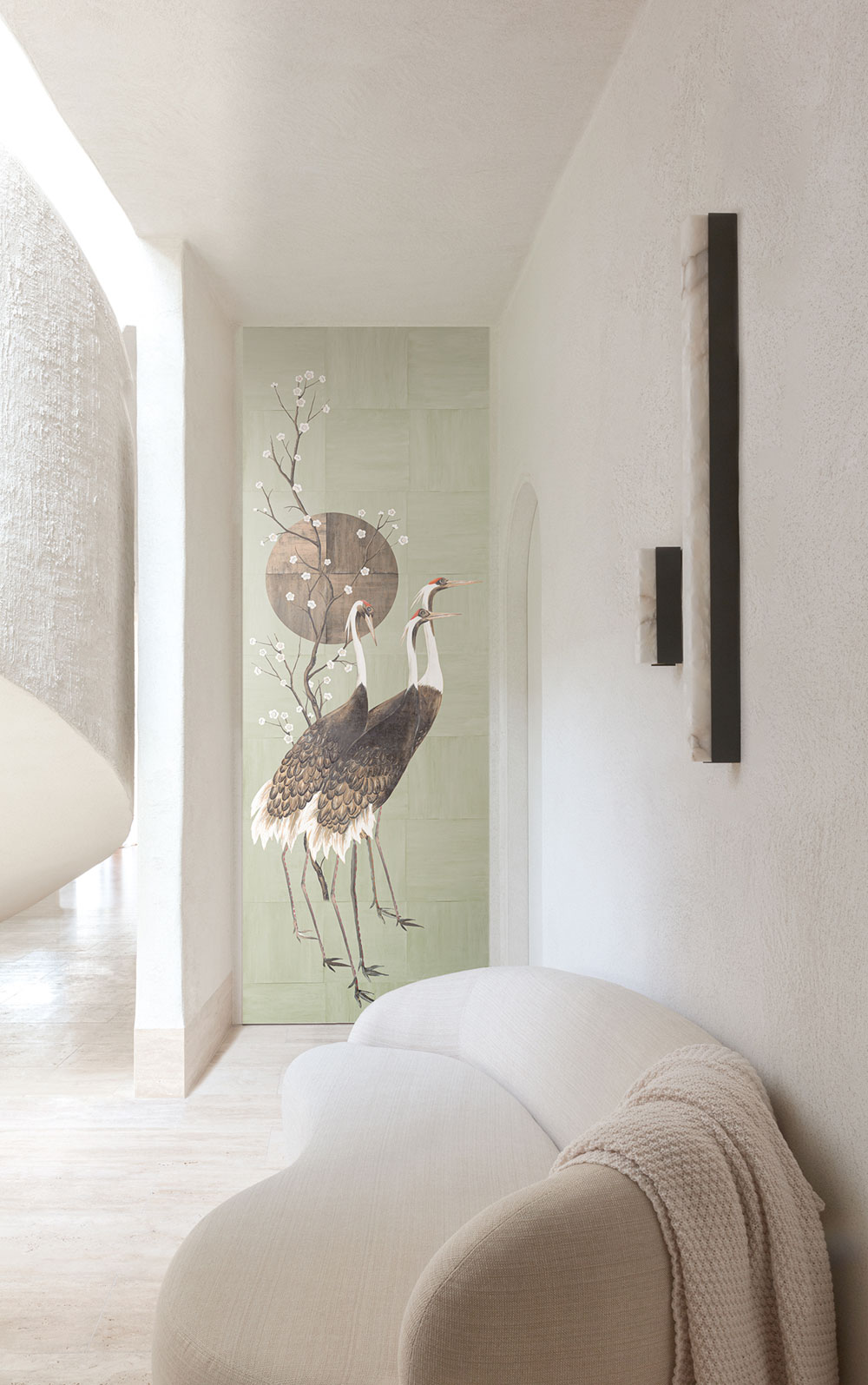 Vliesová obrazová tapeta na zeď, šedá, zelená, imitace rohože, DGTRA7022-260, Traces, Masureel