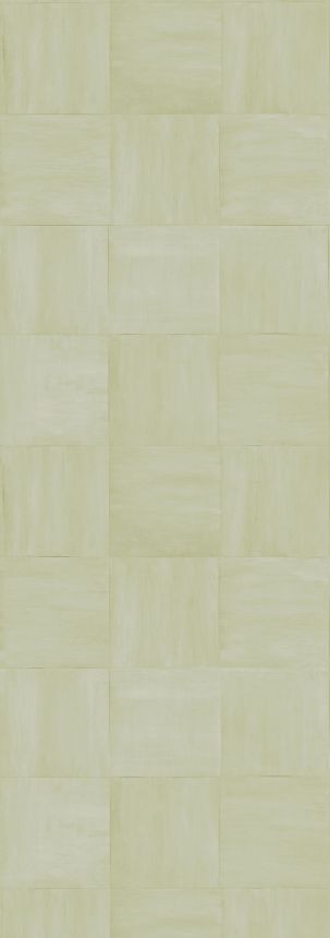 Vliesová obrazová tapeta na zeď, šedá, zelená, imitace rohože, DGTRA7022-260, Traces, Masureel