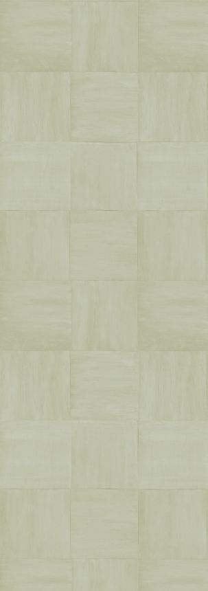 Vliesová obrazová tapeta na zeď, šedá, zelená, imitace rohože, DGTRA7023-300, Traces, Masureel