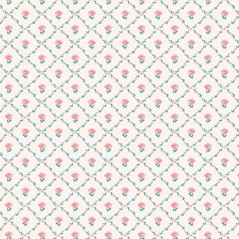Vliesová tapeta na zeď, červená, zelená, růžičky, 122766, Laura Ashley 4